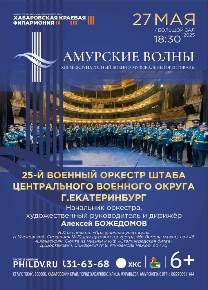 XIII Международный военно-музыкальный фестиваль «Амурские волны»