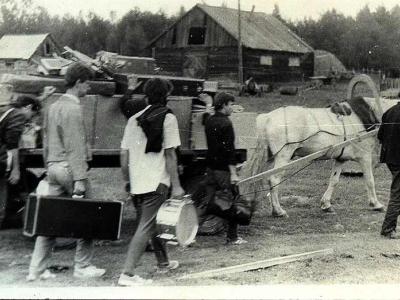 1986 малая бригада- гастроли на Амуре